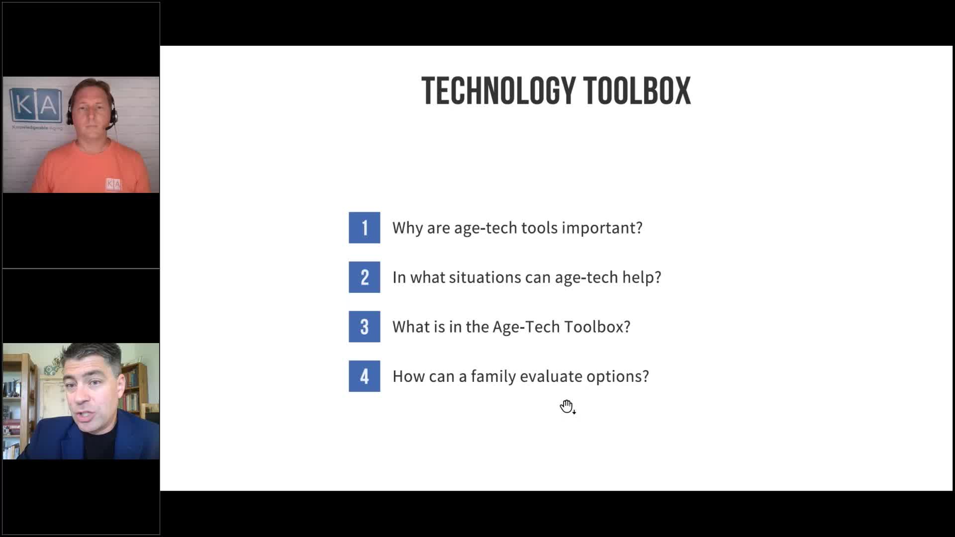 Thumbnail image for Knowledgeable Aging - Technology Toolbox Part Two