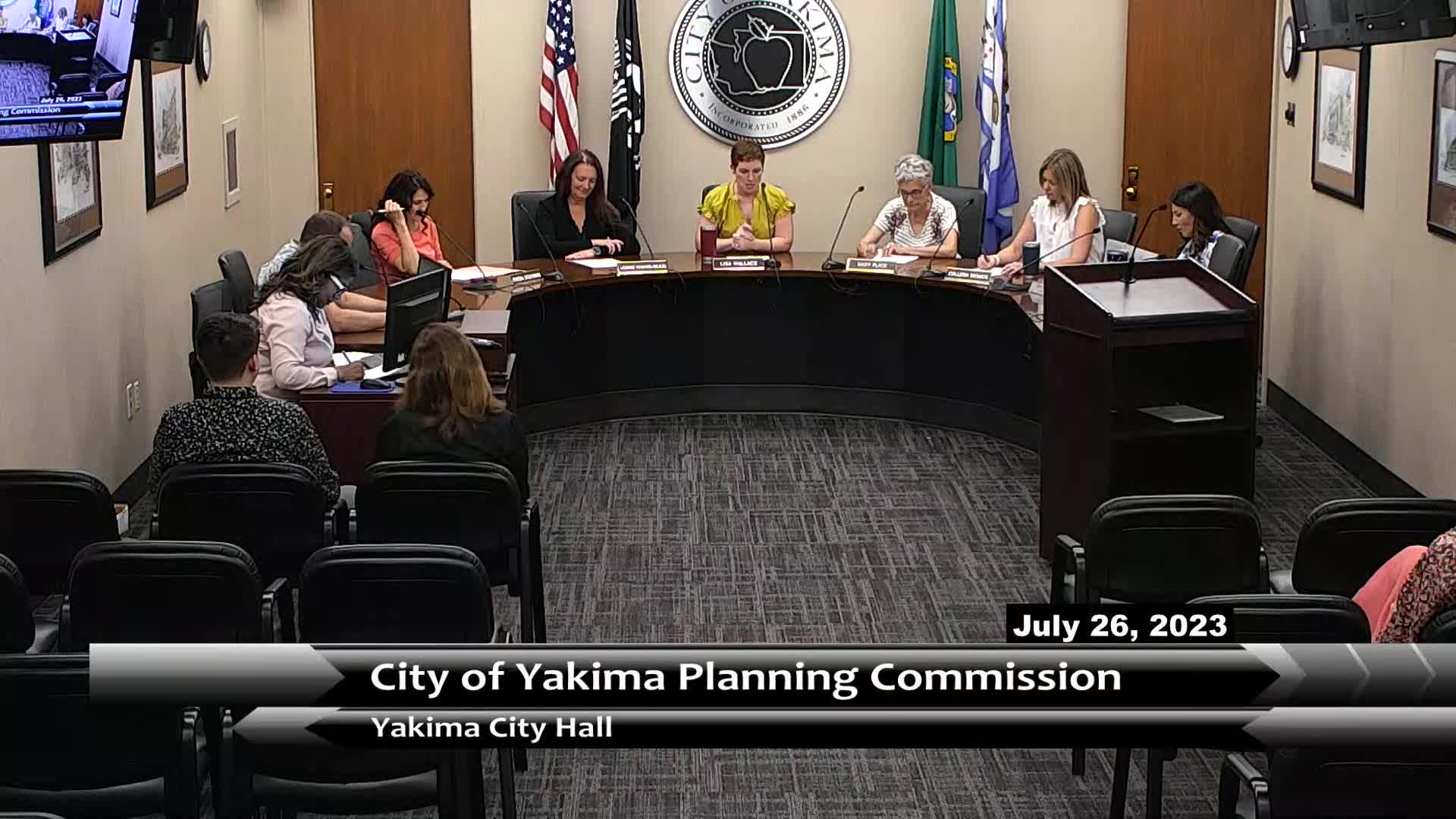 City of Yakima Planning Commission 072623