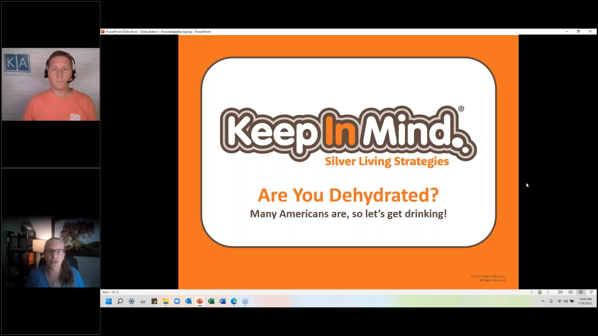 Thumbnail image for Knowledgeable Aging - Are You Dehydrated?
