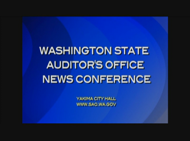 Thumbnail image for Washington State Auditor's Office News Conference