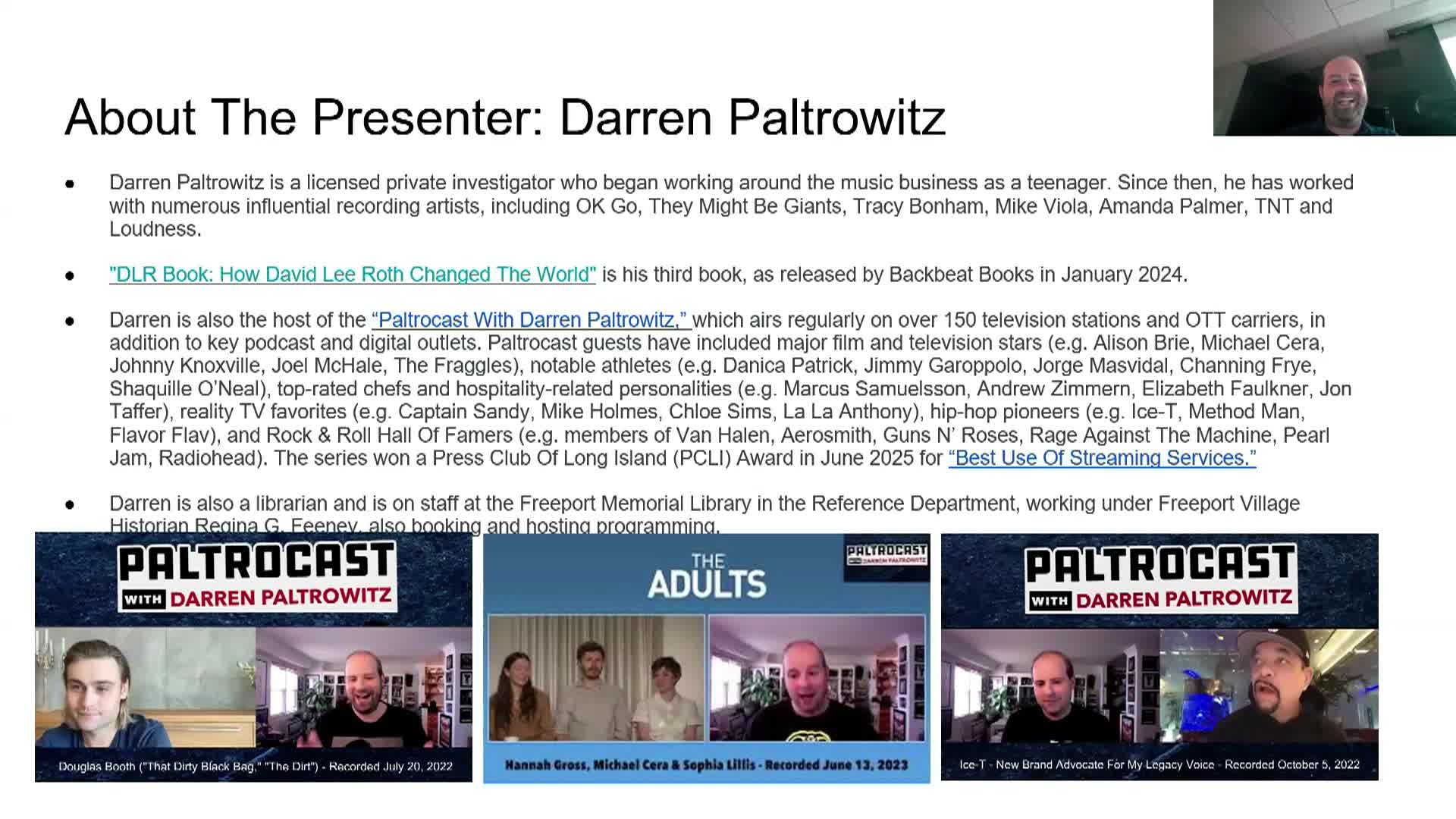 Paltrocast with Darren Paltrowitz