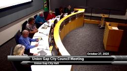 Navigate to Union Gap City Council 10-27-25