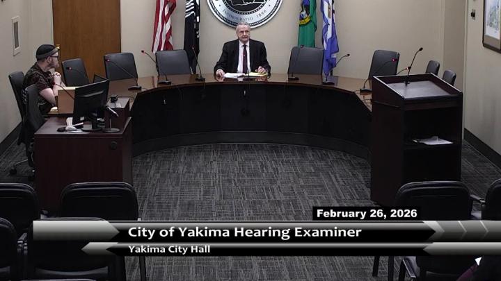 Thumbnail image for City of Yakima Hearing Examiner 02-26-26