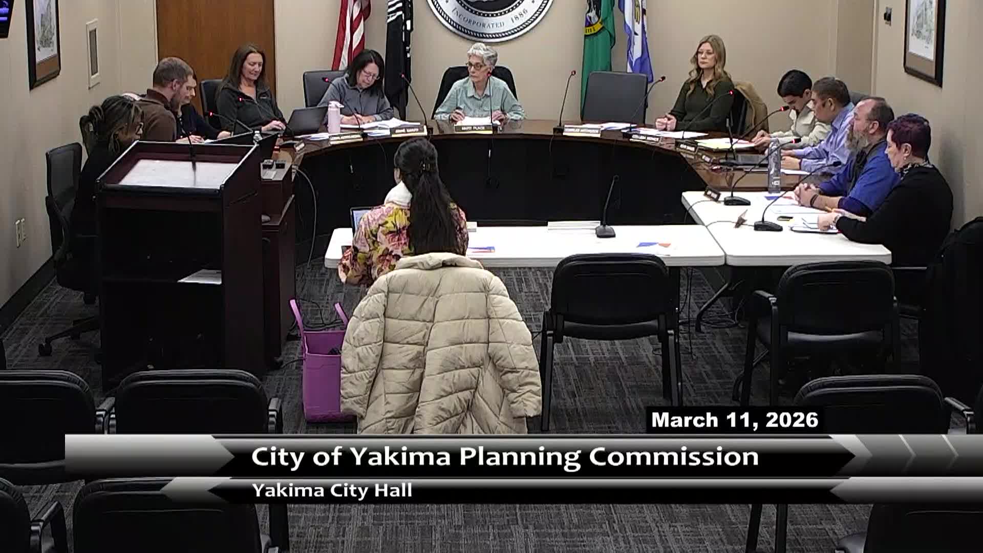Thumbnail image for City of Yakima Planning Commission 03-11-26