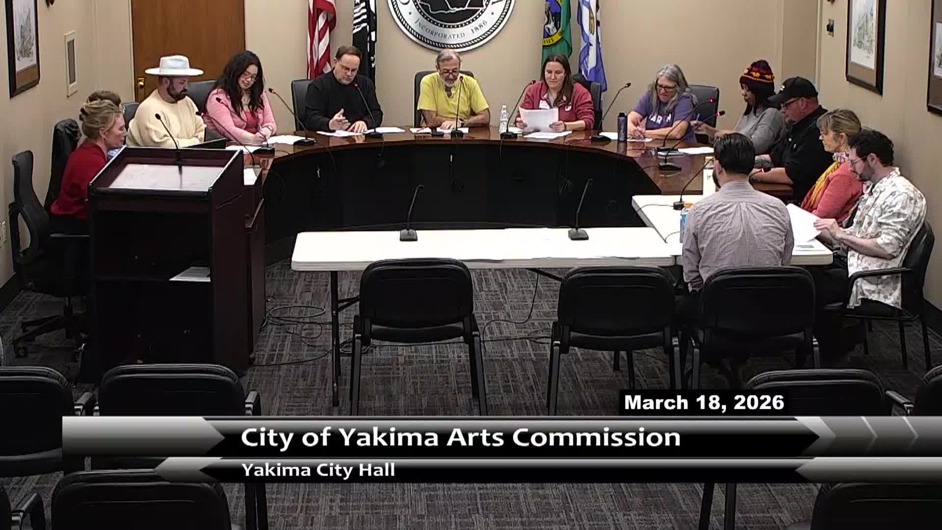 Thumbnail image for City of Yakima Arts Commission 03-18-26