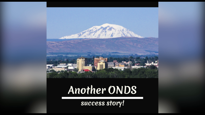 Mt. Ranier with white font Another ONDS success story