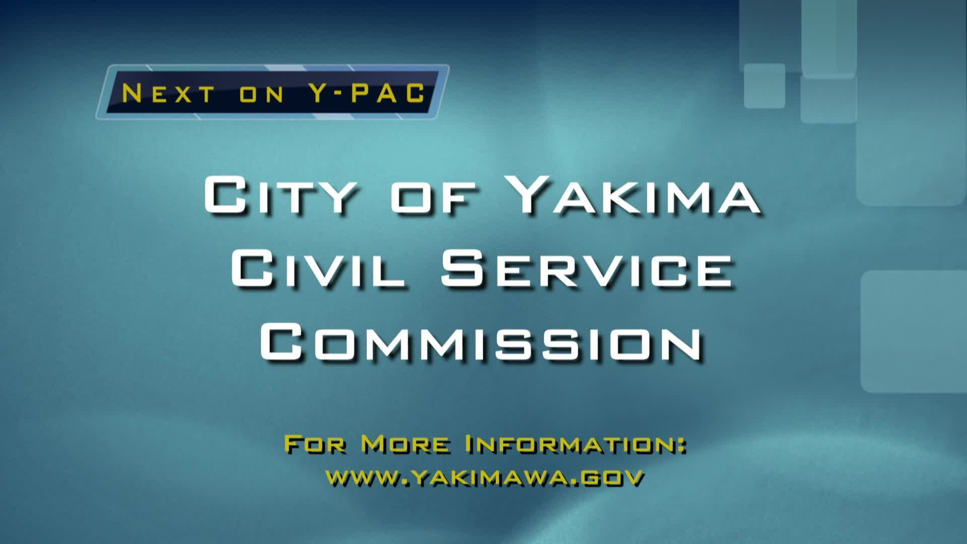 City of Yakima Civil Service Commission 010923