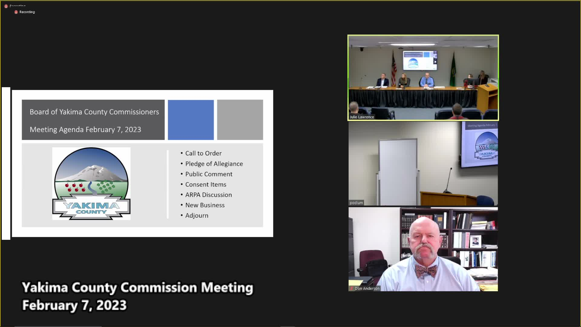 Thumbnail image for Yakima County Commission Meeting