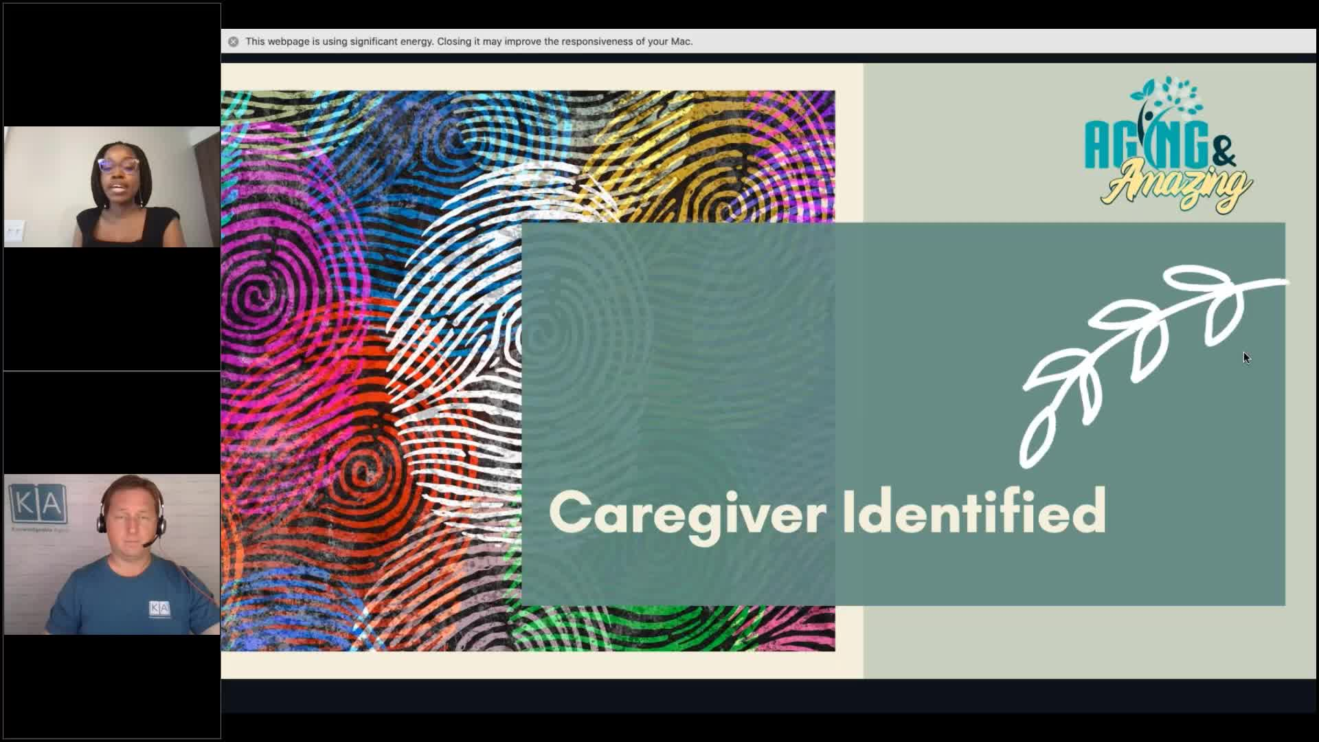 Thumbnail image for Knowledgeable Aging - Caregiver Identified